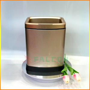 Thùng rác miệng inox tròn không nắp