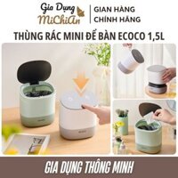 Thùng rác mini để bàn ECOCO 1,5L đa năng tặng kèm túi rác 2241