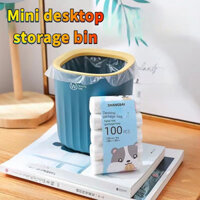 Thùng rác mini dễ thương, nắp - ít cần nhấn - thiết kế vòng. Kích thước nhỏ, lý tưởng cho gia đình, giữ cho phòng ngủ, phòng khách, mặt bàn bếp gọn gàng.