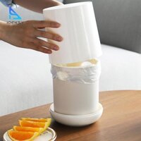 Thùng Rác Mini Thùng Trắng Dễ Thương Giỏ Rác Nhỏ Cho Ký Túc Xá Bàn Trang Điểm Phòng Bếp