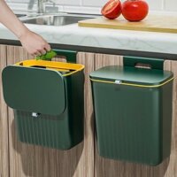 Thùng rác mini treo tủ bếp ,treo tường có nắp đậy  9lit_12lit