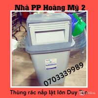 Thùng rác nắp lật nhựa Duy Tân - Loại lớn