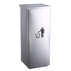 Thùng rác nắp lật vuông China A34-F