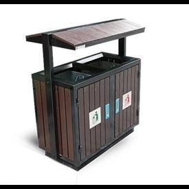 Thùng rác ngoài trời TRD02-GI