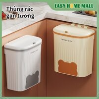 Thùng rác nhà bếp Thùng rác treo tường không đục lỗ Thùng rác dung tích lớn