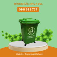 Thùng Rác Nhựa 60 lít