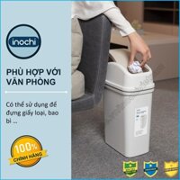 Thùng rác nhựa nắp lật 10 Lít INOCHI kháng khuẩn, nhựa pp nguyên sinh bền đẹp tiện lợi, đa dụng, sang trọng, trang nhã