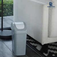 Thùng rác nhựa nắp lật JCJ , Thùng rác mini 14 lít