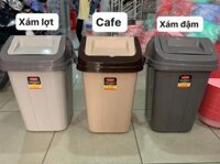 Thùng rác nhựa Tân Lập Thành-  nắp lật (SIZE TRUNG) 33x27x50