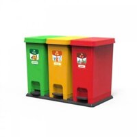 Thùng rác phân loại 3 ngăn