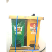 Thùng rác phân loại eco  : bộ 2 : bộ 3