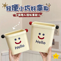 thùng rác phòng ngủ Thùng rác để bàn tại nhà, thùng rác phòng khách ký túc xá giá trị cao đáng yêu, thùng rác mini văn phòng, thùng rác vệ sinh nhỏ