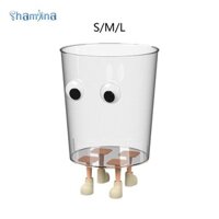 Thùng rác sáng tạo Giỏ rác nhỏ trong suốt sáng tạo đáng yêu cho