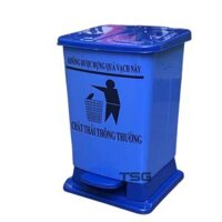 Thùng rác sinh hoạt màu xanh 8 lít