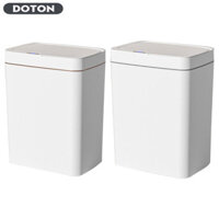 Thùng rác thông minh nhỏ có nắp, Thùng rác tự động không chạm 4,8 Gallon cho phòng tắm nhà bếp, Thùng rác cảm biến chuyển động chống nước cho phòng khách