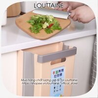 Thùng rác thùng đựng rác kẹp tủ gấp gọn mẫu mới đựng rác nhà bếp tiện lợi - Louttaine
