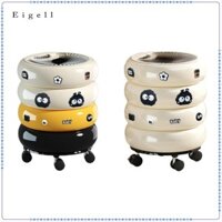Thùng rác Thùng rác Thùng đựng rác có bánh xe Thùng rác trang trí sành điệu cho phòng thủ công Phòng ký túc xá trong nhà Phòng bột