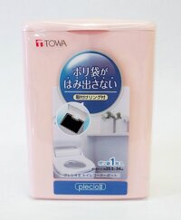 Thùng rác toilet TOWA (màu hồng) của Nhật