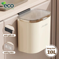 Thùng Rác Treo Tủ Bếp Thông Minh ECO, Thùng Rác Treo Tường Nắp Lật Tiện Lợi Dung Tích 8L - 10L