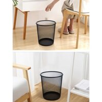 Thùng Rác Văn Phòng - Sọt Đựng Rác Lưới Kim Loại Sơn Tĩnh Điện Không Gỉ