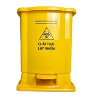 Thùng rác y tế đựng chất thải nguy hiểm màu Vàng loại 15 lít - Y Khoa Thông Minh