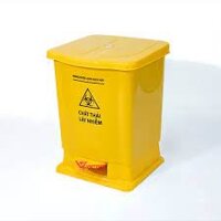THÙNG RÁC Y TẾ MÀU VÀNG