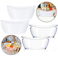 Thùng rượu đá Harborhaven 5.5L cho các bữa tiệc Xô đựng đồ uống sâm panh trong suốt có muỗng Dễ dàng làm sạch Đồ uống Xô Bồn tắm cho bữa tiệc Máy làm mát rượu vang dung tích lớn cho quán Bar gia đình