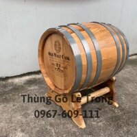 Thùng R.ượu Gỗ Sồi 20L, Thùng Gỗ Sồi Ủ R.ượu Nhâp Khẩu
