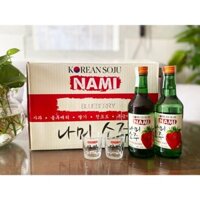 Thùng rượu Soju Hàn Quốc Nami Strawberry (vị dâu) 360ml chính hãng