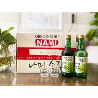 Thùng rượu Soju Hàn Quốc Nami Green Grapes (vị nho) 360ml - giá bán sỉ