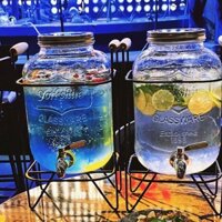 Thùng Rượu Thùng Coke Có Vòi Chai Nước Giải Khát Thủy Tinh Thùng Trà Trái Cây Thùng Nước Giải Khát Dã Ngoại Thùng Đựng R