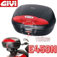 Thùng sau givi E450N 45 lít tặng kèm đế hàng chính hãng - bảo hành 2 năm