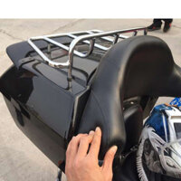 Thùng Sau Harley Fulll Tựa Lưng+ Baga Trên+ Vè Đèn