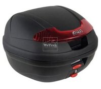 Thùng sau xe máy GIVI E340N-S Vision có đèn - Đen
