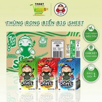 Thùng Snack Rong Biển Big Sheet TaoKaeNoi 12 Gói/Hộp (10 Hộp)