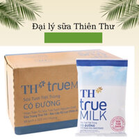 Thùng sữa bịch TH TRUE MILK có đường 220ml - date 7/2025