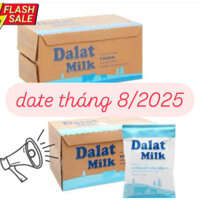 Thùng - Sữa Bịch tiệt trùng Dalatmilk KHÔNG ĐƯỜNG / ÍT ĐƯỜNG 220ml date 7/2025