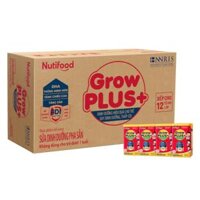 Thùng sữa bột pha sẵn Nuti Grow Plus Đỏ hộp 110ml