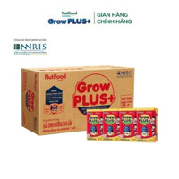 Thùng Sữa Bột Pha Sẵn Nutifood GrowPLUS 110ml ❤️ Sữa công thức ❤️ Sữa tăng cân cho bé