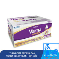 Thùng sữa bột pha sẵn Nutifood Värna Colostrum Immunel (24 hộp giấy x 237ml) - Tăng cường đề kháng