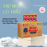 Thùng Sữa Bột Pha Sẵn Nutifood GrowPLUS+ Suy Dinh Dưỡng - Tăng Cân, Tăng Chiều Cao (48 Hộp x 180ml)