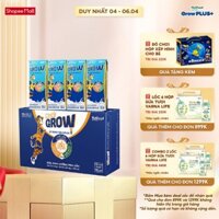 Thùng Sữa Bột Pha Sẵn Nuvi Grow phát triển chiều cao hộp 180ml