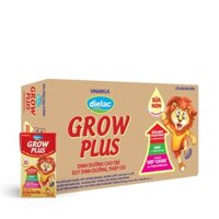 Thùng sữa bột pha sẳn Vinamilk Dielac growplus đỏ 110ml