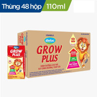 Thùng sữa bột pha sẵn Vinamilk Grow Plus sữa non 110ml_180mlx48h