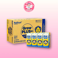 Thùng Sữa Bột Pha Sẵn GrowPLUS+ Vàng (Sữa Non Tăng Đề Kháng) 180ml - Trên 1 Tuổi (48 Hộp x 180ml) - SỮA BỈM MAI HƯƠNG