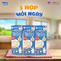 Thùng sữa bột pha sẵn Nutricare Metacare ECO cho bé đề kháng khỏe, tăng cân cao lớn (180ml x 48 hộp)