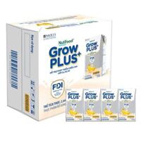 Thùng Sữa bột pha sẵn GrowPLUS+ vị chuối 110ml (lốc 4 hộp) (Trên 1 tuổi)