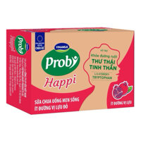 Thùng sữa Chua Uống men Sống Probi Hương Lựu (thùng 6lốc x4hộpx 130ml)