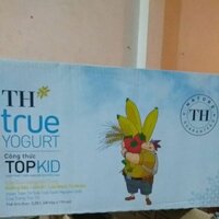 Thùng sữa chua uống TH topkid dâu Chuối 110ml