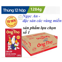 THÙNG SỮA ĐẶC ÔNG THỌ ĐỎ HỘP GIẤY 1284G (1LIT) - Ngọc An Shop